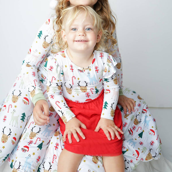 Santa and Friends Baby Tulle Dress White/Multi / 12-18M Santa and Friends Baby Tulle Dress White/Multi / 12-18M