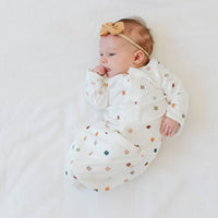 goumikids - Viscose Bamboo + Organic Cotton Convertible Gown-City Blocks: 0-3M