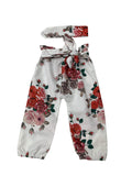 Girls Child Size 9-12 Months White Print Bottoms