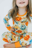Unisex Size 4-5 CuteCotton Orange print Unisex