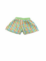 Boys Child Size 24 Months Smock Monkey Plaid Shorts
