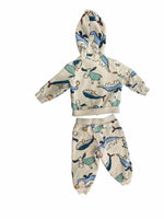 Boys Child Size 12 Months Carters Beige Print Sets