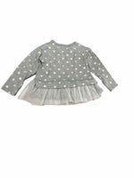 Girls Child Size 3T Crewcut Gray Tops