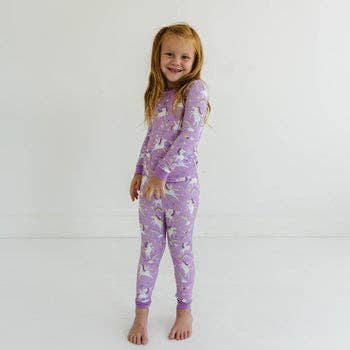 Little Sleepies Sienna's Unicorns Two-Piece Bamboo Viscose