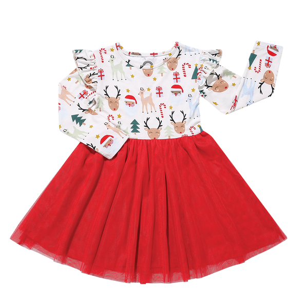 Emerson and Friends Santa and Friends Tulle Dress - 2/3T Emerson and Friends Santa and Friends Tulle Dress - 2/3T