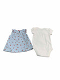 Girls Child Size 3 Months Carters Blue Print Sets