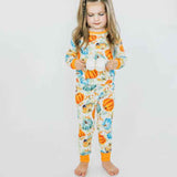 Unisex Size 2-3T CuteCotton Orange print Unisex