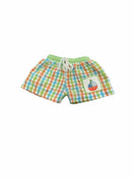 Boys Child Size 24 Months Smock Monkey Plaid Shorts