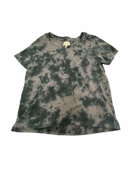 Women's Women Size Medium pact Black Print female Short sleeve tops