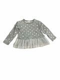 Girls Child Size 3T Crewcut Gray Tops